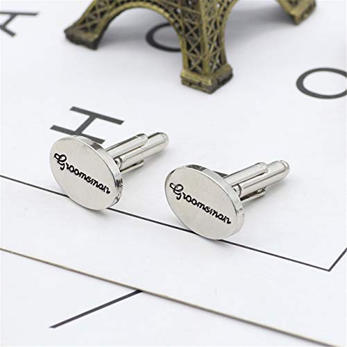 Mancuernillas vintage para boda personalizadas miniatura 4