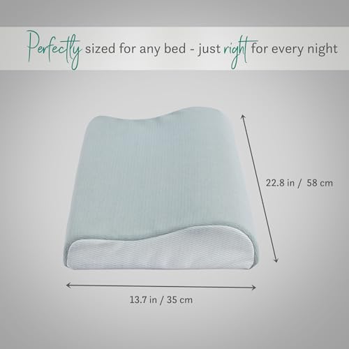 Image of MYTRIDENT Urban Comfort Contour Orthopedic Cervical Pillow, White