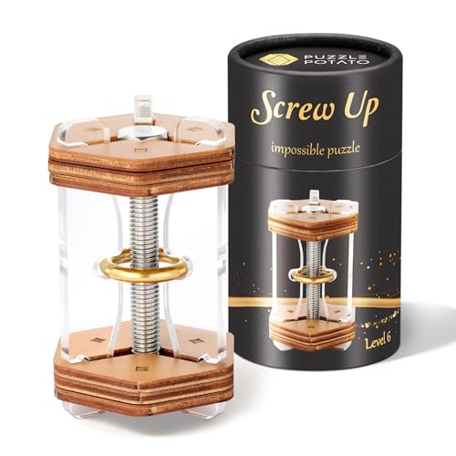 Puzzle Potato - Impossible Puzzle - Brain Teaser Puzzle for Adults - Mechanical Logic Mind Game