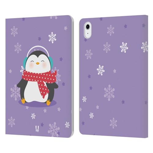 Étui portefeuille iPad Air 11 2024 2025 antichoc motif Kawaii de Noël