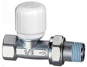1640 12, mis 1/2", Valvola termostatizzabile diritta, attacco tubo ferro FAR