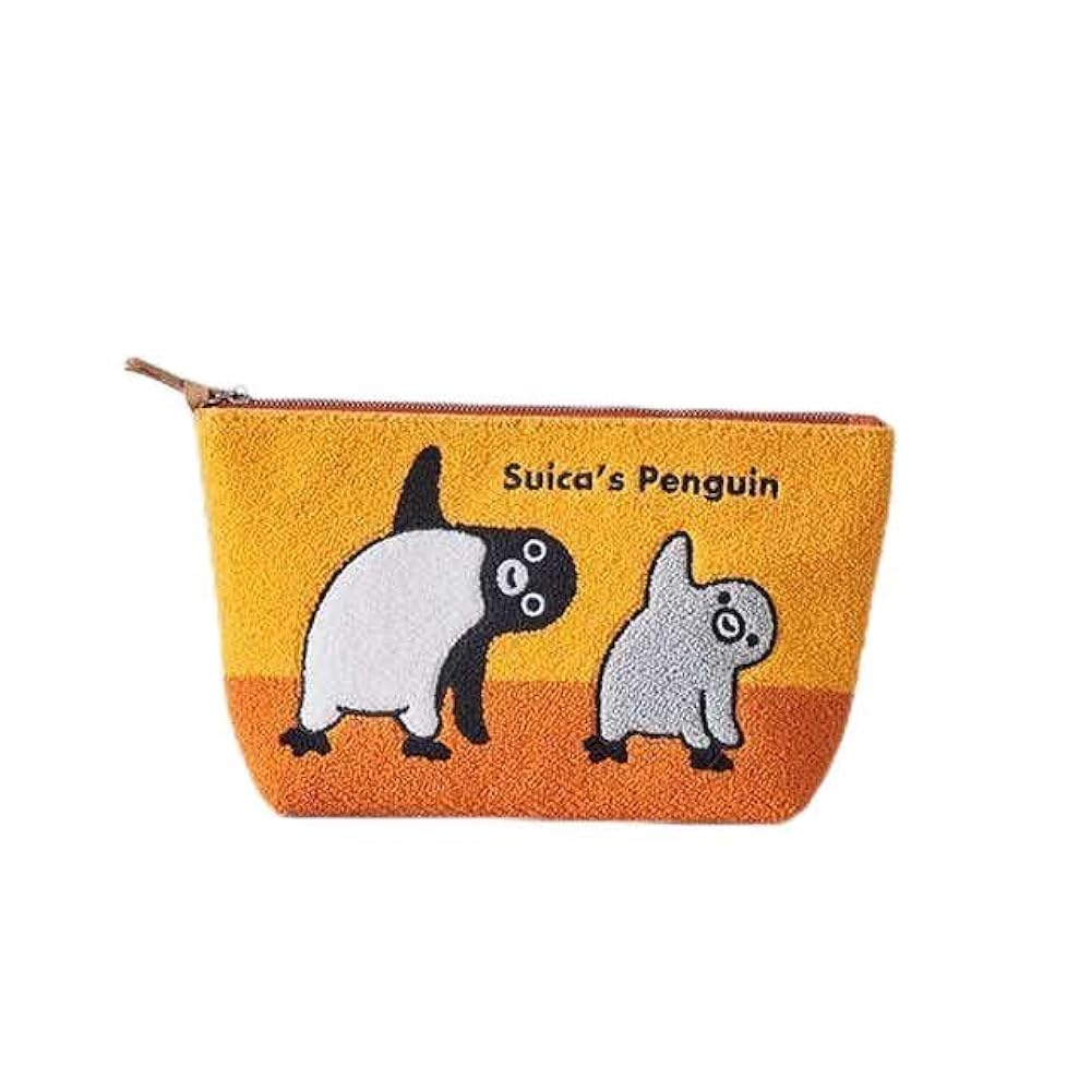 Amazon.co.jp: Suica ペンギン サガラ刺繍 ポーチ : ホビー