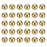 QUARKZMAN 30 Stk. Kugellagerkugeln, 12,7 mm Durchmesser Präzisionsmassive Messing-Kugellagerkugeln Industrielle Messingkugelkugeln für Maschinen, Automobil und DIY