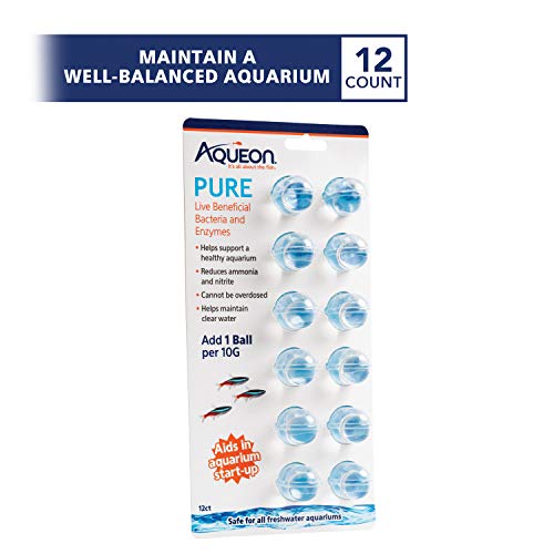Image of Aqueon Aquarium Maintenance Bundle | Aqueon Pure Live Bacteria & Enzymes for 10 Gallons 12pk, AquaPacs Water Conditioner & AquaPacks Water Clarifier 10 gallons 12pk. for Healthy, Clear Aquariums.