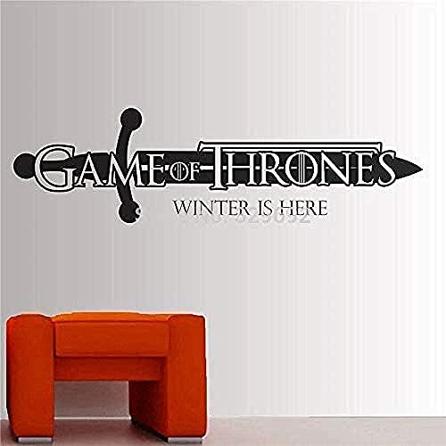 Juego De Tronos Pegatina De Pared Divertido Gimnasio Cocina Y Gimnasio Pegatina De Pared Pvc Personalizado Mural Calcomanía 17 * 59Cm