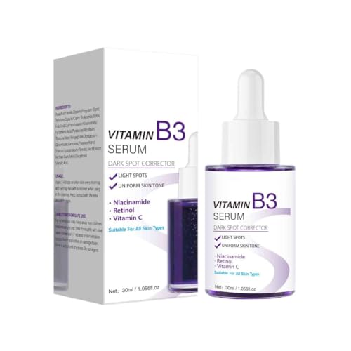 Sérum vitamine B3 anti-rides et anti-taches pour le visage flacon duo de 2 pièces