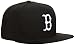 MLB Boston Red Sox Black with White 59FIFTY Fitted Cap