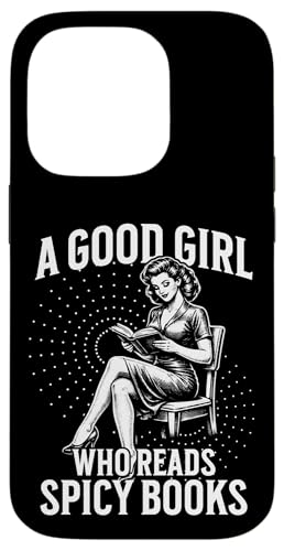 Custodia per iPhone 14 Pro Una brava ragazza che legge un libro piccante Smut Bookworm