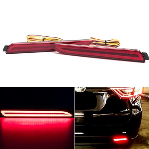 LEDリフレクター 専用品2512 Amazon.co.jp: 1 ペア レッドリアラーリフレクター 81910 48012
