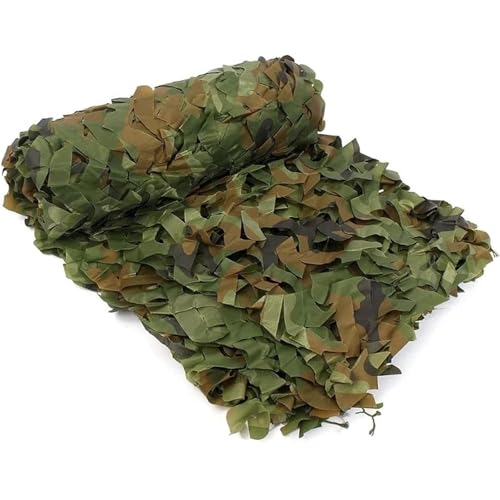Générique Filet De Camouflage 2x3m 3x4m 4x5m, Filet De Camouflage Woodland, Filet Camouflage Militaire, 210D Tissu Oxford Imperméable pour Chasse,...