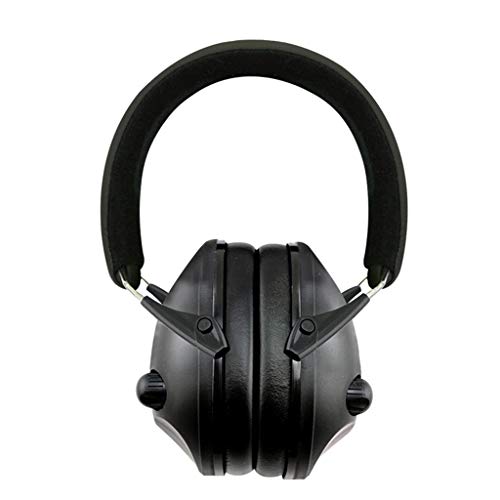Preisvergleich Produktbild HMSD ( ) Elektronische Schießen Earmuffs Kopfhörer schalldicht Industrieschall und noiseproof Gehörschutz (Color : Black)