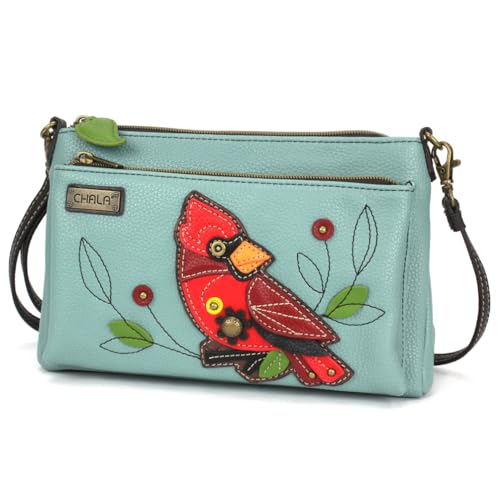 Image of CHALA RFID Protected Vegan Leather Deluxe Crossbody Bag with Adjustable Straps