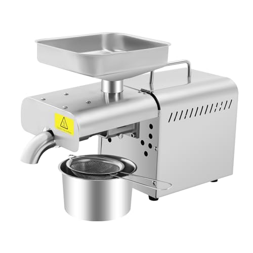 Elektrische Ölpresse, 610W Öl Pressmaschine...