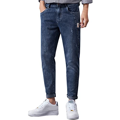 Jean fuselé homme streetwear quotidien pantalon d'affaires d'été