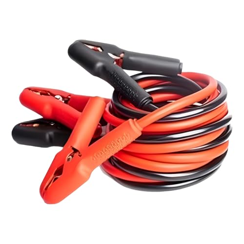 JIMIGUGU ブースターケーブル 極太 ハイブリッド対応 全車種対応 バッテリー充電 使い方簡単 エンジン始動 12V/24対応 3200A 高耐久 耐熱防寒設計 キャリーバッグ付き (3M)