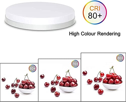 Ouyulong LED Flush Mount Ceiling Light 36W 3240LM 6500K 9 Inch Round Non-dimmable Ceiling Light Fixture for Kitchen, Bedroom, Living Room, Hallway, Utility Laundry Closet Room and Office Cool White - Image 3