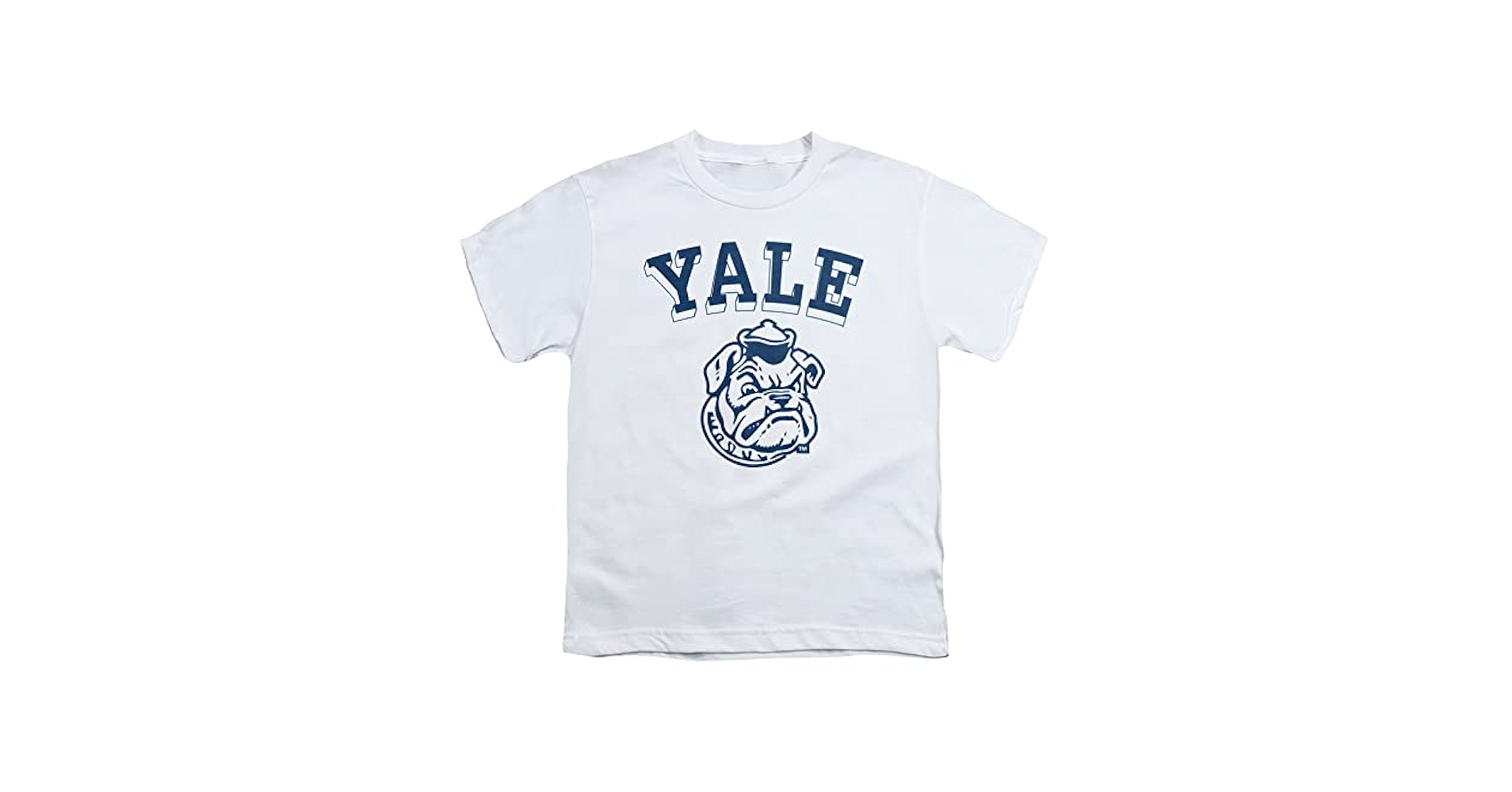 ☆YALE☆ EMBROIDERY UNIVERSITY DAN TEE WHITE YD01SS1015WH / Amazon.com: Yale University Official Yale Bulldogs Unisex