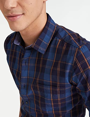 Image of Amazon Brand - Symbol Men's Cotton Checkered Regular Fit Casual Shirt