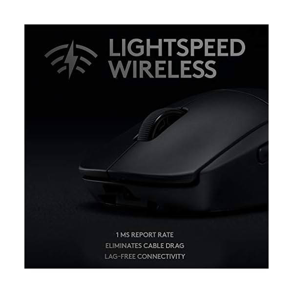 Logitech G PRO Wireless Gaming Mouse, German Packaging Version, PC/Mac - Black - Image 5