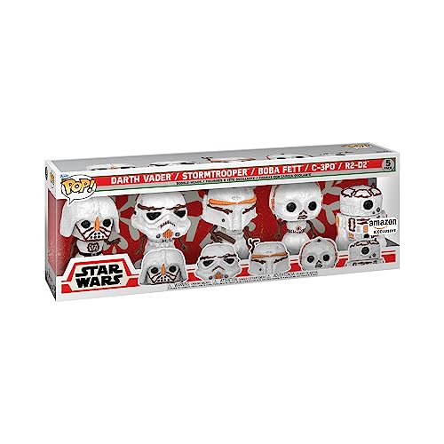 Funko Pop! Star Wars Holiday: Snowman 5 Pack, Amazon Exclusive