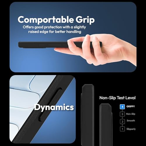 Image of TOUCCH Liquid Silicone Case Cover for iPhone Air| Shock Proof Design & 360 Degree Protection| Premium Soft Black Cover for iPhone Air | Silicone Sand Blast - Black