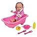 Lissi Doll Baby with Bathtub, Pink