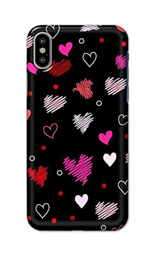 Image of PRINTFIDAA Vibrations of Love Hard Back Cover for Apple iPhone X /iPhone 10 / iPhone Ten /iPhone Xs Back Cover -(P6) KAT1009