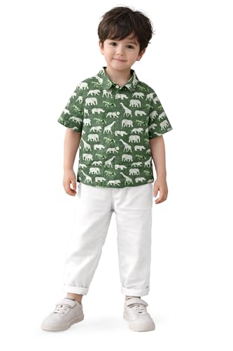Image of Fashion Dream Boy's Cotton Animal Printed Co Ord Set|Boys Clothing Set|clothing set for kids boys