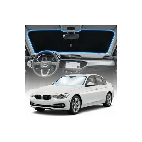 for BMW 3 Series 2013-2018 Sun Shade Windshield Cover - Custom Fit 3 Series Accessories 2013-2018...