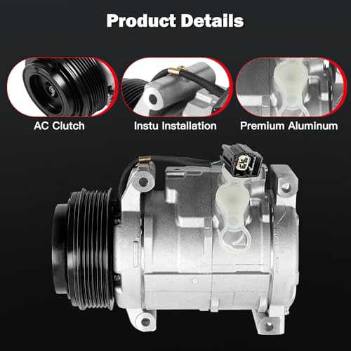 Image of cciyu Air Conditioning Compressor for Saturn Outlook for Chevrolet Traverse