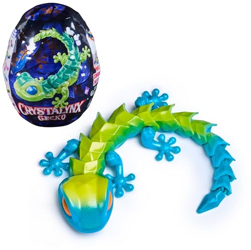 CrystaLynx Gecko 9-inch Articulated Figure Blind Box Fidget Toy Ages 8+