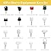 42 Heavy Equipment Keys Master Set, Machine Ignition Key for Cat Caterpillar John Deere Komatsu Volvo Bobcat Kubota JCB Case Hyster Yanmar Daewoo Takeuchi New Holland Construction Equipment