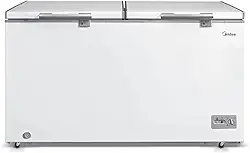 Freezer Horizontal 2 portas 362L 3 em 1 Branco Midea MDRC522FZD012-220v