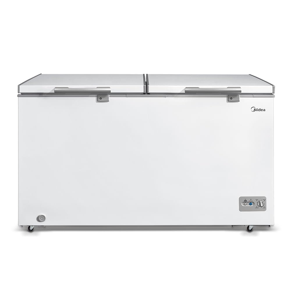 Freezer Horizontal 2 portas 362L 3 em 1 Branco Midea MDRC522FZD011