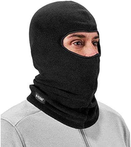 Balaclava, Winter Face Mask, Thermal Black Fleece, Ergodyne N-Ferno 6821