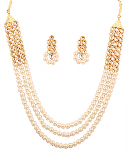 Image of Touchstone Indian Colorful Delicate Desire Traditional Exclusive Designer Jewellery Pendant Sets for Women