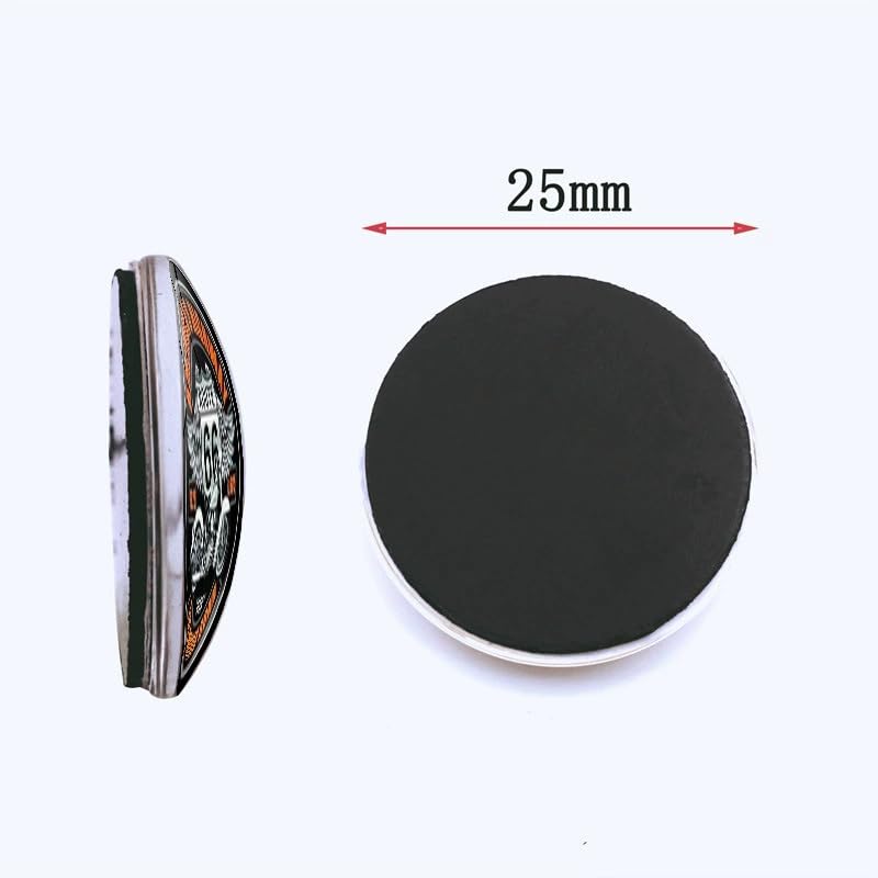 12 Imanes Decorativos Round Ruta 66 de Vidrio y Resina miniatura 2