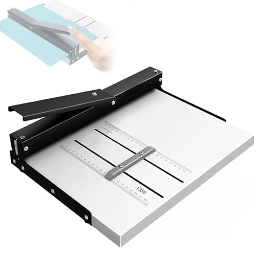 Manuelle Falzmaschine für Papier, strapazierfähig, 350 mm Länge und 0,8 mm Tiefe, unterstützt 60 g/m² bis 450 g/m² für den Bürogebrauch