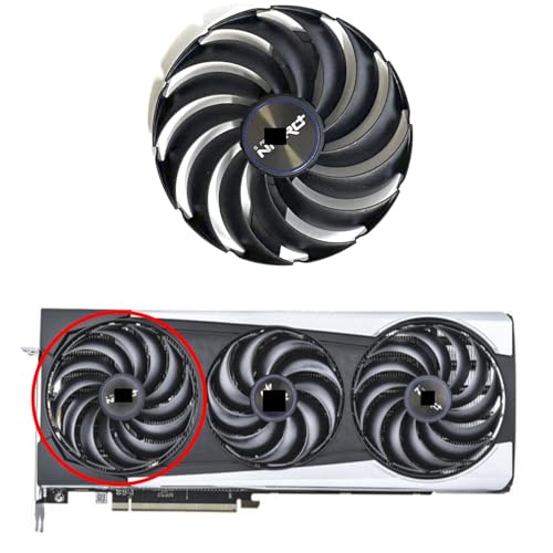 Fan Video Card 87MM FDC10H12D9-C 95MM FDC10U12D9-C Compatible with RX 6700 6800 6900 XT Graphics Card Cooling Fan Computer cooling part(S)