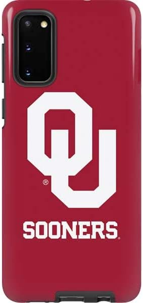 Skinit Pro Phone Case Compatible with Galaxy S20 - Officially Licensed University of Oklahoma Sooners Red Design