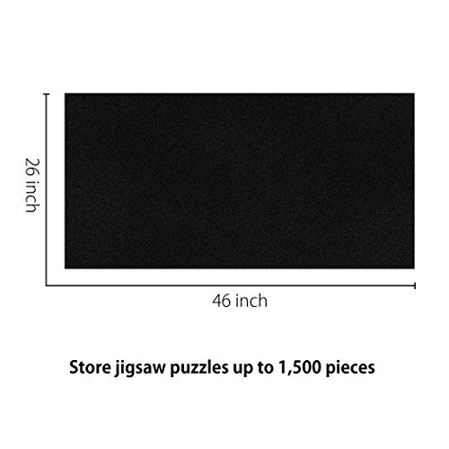 Lavievert Black Felt Mat for Puzzle Storage