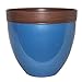 Southern Patio 14.5" Devyn Planter, Sailor Blue
