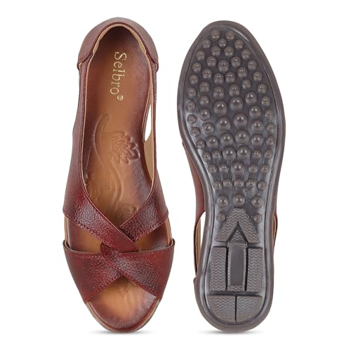 Image of SELBRO peep toe stylish & attractive fashinable Sandals for girls and womens.SND-25