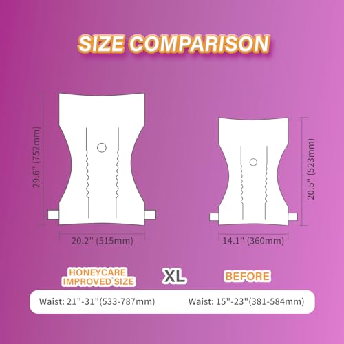 Image of HONEY CARE All-Absorb Disposable Dog Diapers XL Size, Improved Bigger Size, 12 Count, Super Absorbent, Breathable, Wetness Indicator