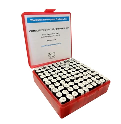 Complete 30C/200C Homeopathic Kit, 50 Top Remedies in 30C & 200C ...