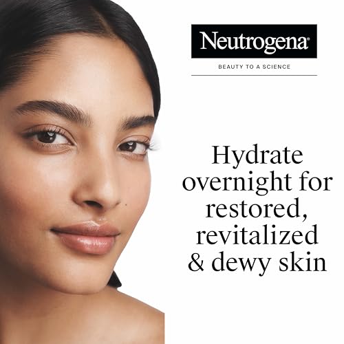 Image of Neutrogena Hydro Boost Night Pressed Serum - with Hyaluronic Acid & Antioxidants, Hydrating Face Moisturizer that Restores & Revitalizes Skin Overnight, for Normal to Extra Dry Skin, 1.7 oz