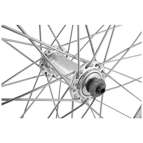Wheel Front 26 x 1.5, WEI-ZAC19, Silver, QR Alloy Silver Hub, 14g SS Spokes, 36H