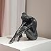 Guichifun Yoga Dancer Statue Home Decoration - Resin Bronze Sculpture Modern Creative Home Garden Statue Handicrafts Art Ware Home Décor Office Room or Outdoor Garden Gifts 10.25 x 4.25 x 8.75 Inch