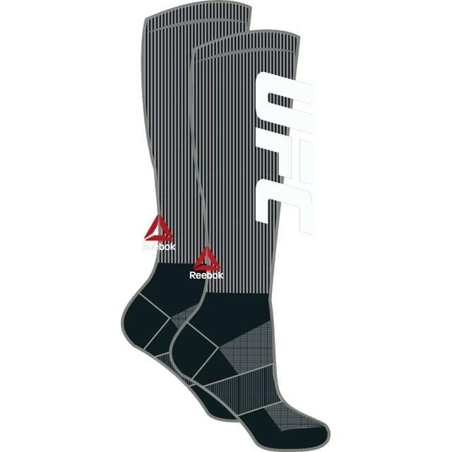Reebok Men's UFC Black Knee High Socks AZ8797