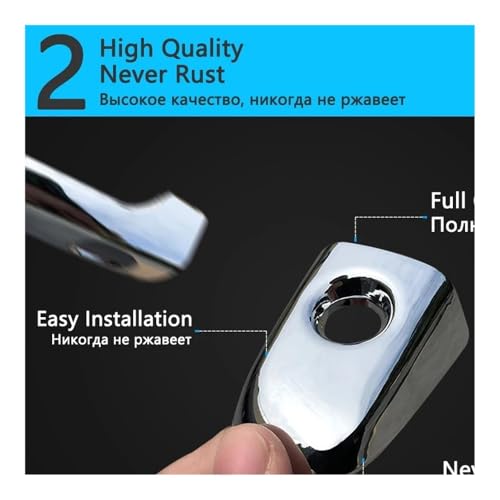 Poignées de porte voiture anti-rayures protection extérieur Corsa E - 7